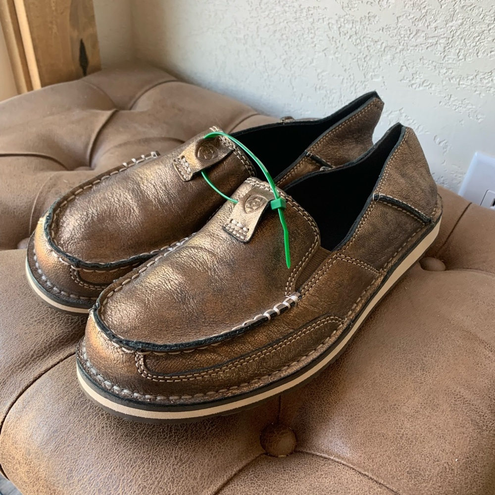Metallic Brown Ariat Cruisers